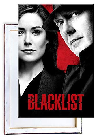 Unified Distribution The Blacklist - 100x70 cm Kunstdruck auf Leinwand • erstklassige Druckqualität • Dekoration • Wandbild