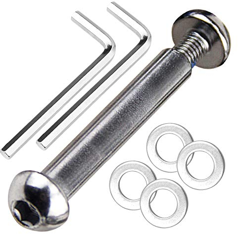 OTFAITP M8 8mm x 28mm-86mm Scooter Front Rear Axle Bolt 8.8 Grade Carbon Steel for Stunt Scooter Dash Teen/Adult Kick Scooter-800+lb Capacity