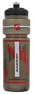 Massi SON Wasserflasche, Sport, Radfahren, Schwarz, transparent, 750 CC