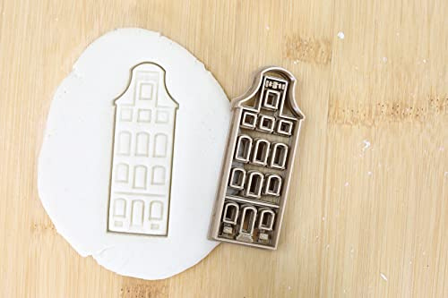 Niederlande Haus cookie cutter Fondant Keksstempel/Ausstechform keksausstecher PLA ca.8cm