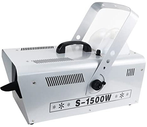 Snow Machine 1500 W Snow Machine With Wireless Remote Control Hanging Hanger Snowflake Machine For Party Outdoor DJ Halloween Wedding Stage Christmas Stage Performances