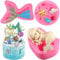 Saijer Sirena Molde De Silicona,3D Molde De Jabón Artesanía De Resina Molde De Arcilla Fondant Pastel De Decoración Molde De Chocolate para Pastel Dulces Chocolate Jabón Arcilla Cera Macarons(3 Pzs)