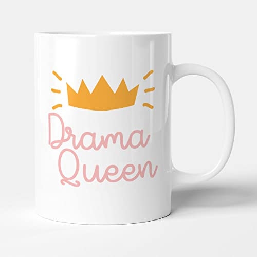 Victorian Printing Co - Drama Queen - Gift Mug, Ceramic, 11fl.oz.