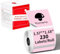 Phomemo M110 M120 M200 M220 M221 Label Maker Tape-Thermodrucker-Etiketten für Preis, Name, Adresse, Logo, Barcode, 40mm*30mm, Rosa (1 Rolle)