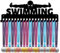CREATCABIN Schwimmmedaillenhalter Schwimmer Sport Medaillen Aufhänger Athlet Ausstellungsständer Wandhalterung Dekor Edelstahl Metall Für Zuhause Abzeichen Medaillengewinner Über 60 Medaillen Schwarz