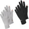 Berkelen Fahren Handschuhe für Damen UV-Schutz Sommerhandschuhe Anti Rutsch Touchscreen Sonnenschutz Handschuhes für Mädchen Dame Sommer Outdoor Radfahren Angeln Golf Schwarz + Grau