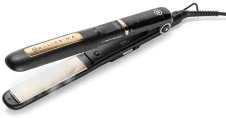 Piastra A Vapore - Bellissima - My Pro Steam B28 100 - Protezione E Lucentezza - 3 Temperature - Adatta A Tutti I Tipi Di Capelli