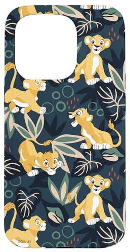 Disney The Lion King Young Simba Jungle Print Case for iPhone 15 Pro