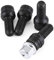 TKSE Auto Radbolzen, 4+1 M14 X 1,5mm Universal Radschrauben und Radmuttern Set Stahl Mit Schlüssel Autoreifen Felgenschloss Radbolzen Autozubehör