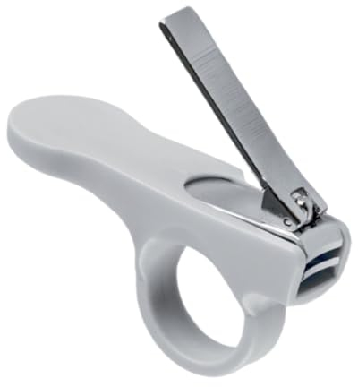 THERMOBABY - Coupe Ongles Gris Charme - hygiène bebe - Adapté à bébé - Dès 6 mois