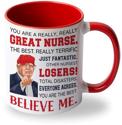 Viberty Best Nurse Ever Mug - Nurse Gifts For Women - Nurses Week Gifts - Nursing Graduation Gift - Birthday Christmas, Mothers Day for Nurses - Funny Nursing Ceramic Mug 11 Oz