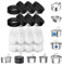 SOOFPET 16 Filters for Cat Fountain, 8 Filters + 8 Foam Filters for Cat Drinking Fountain, Triple Filtering, Meets 4-6 Months of Your Replacement Needs