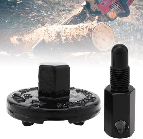 Windance 14mm Piston Stop Chainsaw Clutch Flywheel Removal Tools Fit for Husqvarna Stihl Echo 2 Cycle, Clutch Expander Dismount Tools (Black)