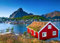 HUADADA Puzzle 1000 Teile für Erwachsene und Kinder, Impossible Game, Puzzles-Geschenk, Clevere Rätsel, Puzzles Farbenfrohes, Puzzle mit Norwegen Lofoten-Motiv
