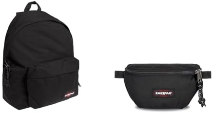 EASTPAK ORBIT XS Rucksack, 27 L - Black (Schwarz) & Springer Gürteltasche, 27 L - Black (Schwarz)