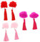 6 Paires De Pinces À Cheveux Avec Pompon Boule De Cheveux Épingle À Cheveux Barrettes À Cheveux Pour Enfants Pinces À Cheveux Pour Filles Accessoires Pour Cheveux D'Enfants FRCOLOR