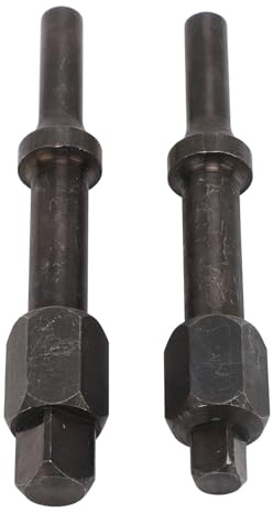 Ausla 2PCS Pneumatic Bolt Breaker, 37315 1/2 Inch Air Hammer Bit with 3/8 Inch Pneumatic Air Chisel, Air Hammer Socket Wrench Adapter