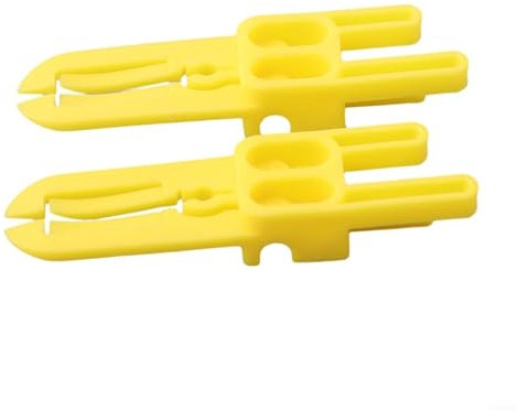EXTRWORY 2 Pcs Bike Brake Pads Spacers for Caliper Transport Bleed Blocks for Magura Compatible ABS Lightweight Portable Maintenance Tool Yellow