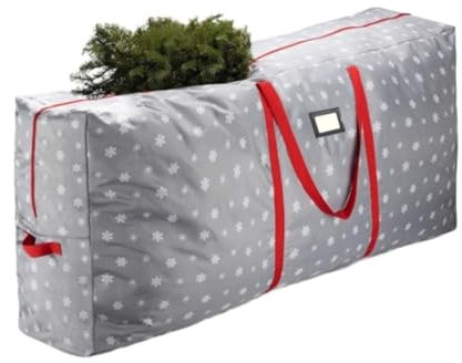 JYARZ Weihnachtsdeko Aufbewahrung Aufbewahrungstasche for Weihnachtsbeleuchtung, Einkaufstasche for Weihnachtszwiebeln, Weihnachtsbaumbeleuchtung Tasche für Weihnachtsbaum(122x38x51cm)