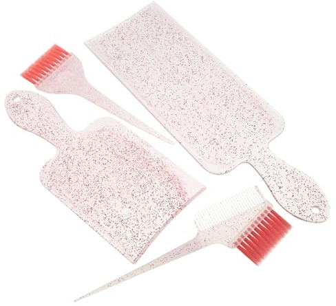 PENIKOKO Haarfärbepaddel Haarfärbepinsel und Haarfärbekamm Strähnchen Inklusive Folienbrett und Kamm für Professionelle Haarfarbenauftragung zu Hause Salon