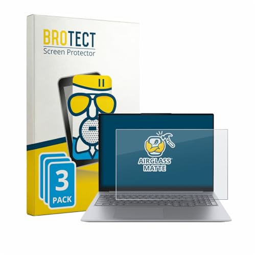 BROTECT Entspiegelungs Schutzglas für Lenovo ThinkBook 16 Gen 9 (3 Stück) Schutzfolie Glas Matt [Extrem Kratzfest 9H, Anti-Reflex, Anti-Fingerprint]
