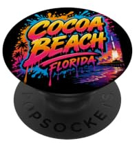 Cocoa Beach Florida Raketenstart Graffiti Art PopSockets Klebender PopGrip
