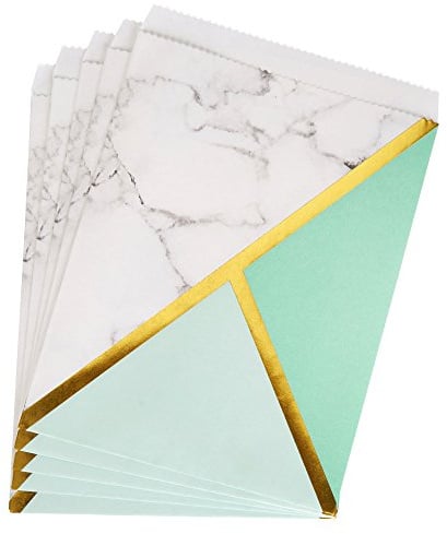 Neviti Colour Block Marble Sweetie Bag - Peach - Pack of 25