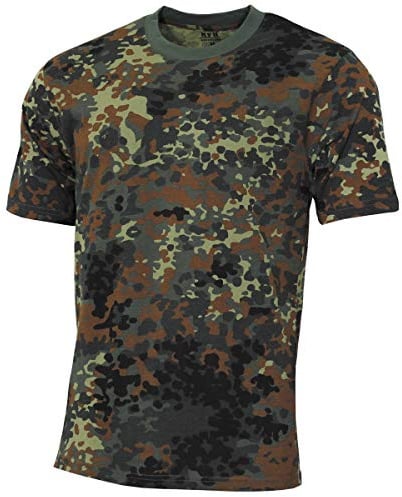 MFH Men's US Streetstyle T-Shirt Flecktarn Size XL