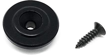 Vintage Forge Black Round String Retainer Guide Tree for Fender Precision Jazz Style Bass Guitars and Others with Screw BSR40-BLK