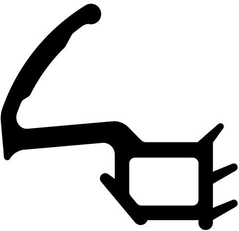 Zargendichtung Typ 2 für T30 und Mehrzwecktür FSA42, Länge 7500 mm