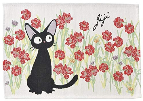 Ghibli - Kiki's Delivery Service - Placemat Jiji Red Flowers