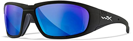 Wiley X │ WX Boss | Sonnenbrille Herren | Sonnenbrille Herren Polarisiert │ Sportbrille Polarisiert | 100% UVA/UVB-Schutz | Ideal bei Outdoor-Aktivitäten | Fahrradbrille Wandern Sport