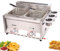 Friteuse à copeaux de gaz friteuse de 16L en acier inoxydable de qualité alimentaire allumage électronique par impulsion antidérapant économie d'énergie facile à nettoyer