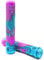 Core Stunt-Scooter Tret-Roller Hand Griffe Soft lang mit Barends/Grip + Fantic26 Sticker (Refresher Pink/Türkis Swirl)