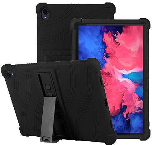 LEHEE Hülle für Realme Pad 10,4 Zoll, Stand Silikon kinderfreundliche Stoßfest Schützend Abdeckung Hüllen für Realme Pad 10,4 Zoll, Schwarz