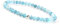GD GOOD.designs Aquamarin Armband Damen mit echten Natursteinen und 925 Silber Perle I Naturstein Armband aus facettierte 4mm Edelstein Perlen - Inkl. Geschenkbeutel