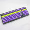 DucKey Evangelion Keycap Set, EVA 00/01/04/08 PBT Dye-Sub DSA Profile Anime Keycap For MX Switch Mechanical Gaming Keyboard (Color : EVA-01, Size : DSA)