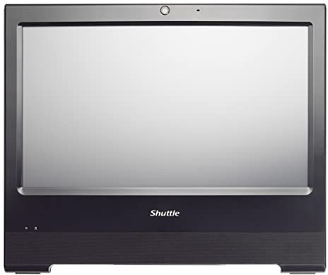 Shuttle XPC AIO X50V8B Black Embedded Intel Celeron 5205U All-in-One Barebone PC, Fanless, IP54 Certified, VESA Compatible, No RAM, No HDD/SSD, No OS (X50V8 Black)