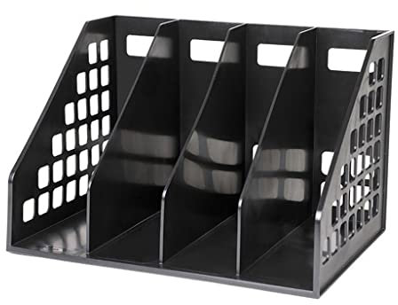 KIZQYN Briefablage Plastik -Mesh 4 -Fachdateihalter Desk Datei Organizer Magazine Dateihalter Organizer Box for Zeitschriftenbücher A4 Paper Notebooks Dokumentbriefe Aktenablage (Color : C)