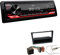 JVC KD-X182DB 1-DIN Autoradio DAB+ USB Digital Receiver inkl. Antenne mit Einbauset passend für Opel Meriva 2003-2010 Charcoal