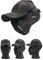Faltbare halbe Gesicht Airsoft Mesh Maske Abdeckung, Mit Ohrenschutz, Justierbare Baseball Cap, Für CS/Jagd/Paintball/Schießen