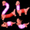 Ainiv Pop Tube Set, 2PCS Leuchtspielzeug, Partygeschenke Tube mit LED, Partyzubehör Kinder, Sensorik Spielzeug, Leuchtstäbe, Pop Tuben für Teenager, Kindergeburtst, Dekoration Set