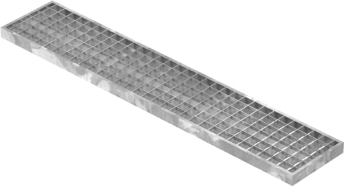 Fenau | Garagen-Gitterrost/Baunorm-Rost Maße: 190 x 990 x 30 mm - MW: 30 mm / 30 mm (Vollbad-Feuerverzinkt) (Passend für Zarge: Fenau 200 x 1000 x 33 mm) Industrie-Norm-Rost für Lichtschacht