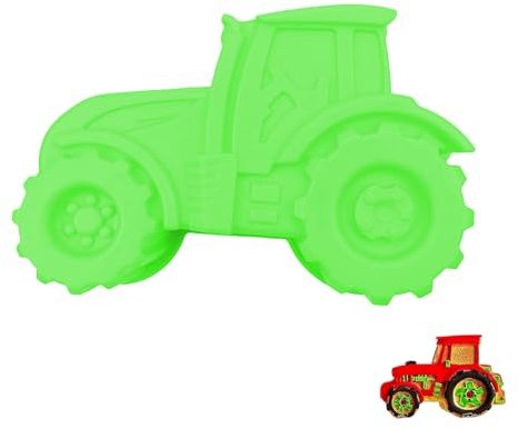 thirei 3D Traktor Backform, Auto Kuchenform, Traktor Silikon, DIY Auto Kuchenform,für Kuchen, Brote, Desserts Verwendet Werden