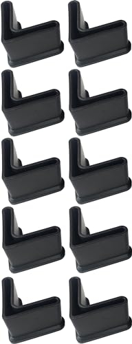 cyclingcolors 10x Möbelfüße Winkelfüße Endkappen für Winkelprofile Profile Kunststoff Möbel Abdeckung, 30x30 30mm