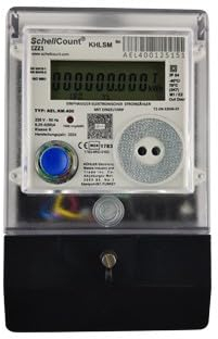 elektronischer Wechselstromzähler 60A MID 2024 Zulassung bzw. geeicht und für Verrechnungszwecke zugelassen für Zählerkreuzmontage von SchellCount EZZ1