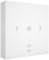 DEKIT GRUPO RIMOBEL MAXI - Armario de cuatro puertas y dos cajones - BLANCO - 215 x 200 x 52 cm