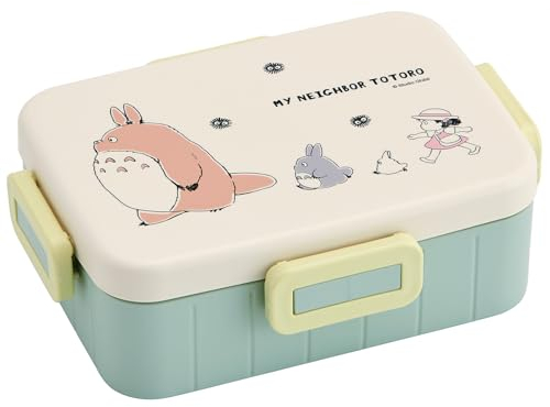 Skater My Neighbor Totoro Bento-Lunchbox (623 ml), niedliche Lunch-Tasche mit sicherem 4-Punkt-Verschlussdeckel, authentisches japanisches Design, langlebig, mikrowellen- und spülmaschinenfest,
