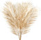 Briful 6er Set Künstliche Goldene Palmwedel – Deko Palmenblätter für Blumenstrauß, Vase, Tischdeko, Hochzeit, Party, Boho & Tropische Dekoration – Gold Deko Kunstpflanze für Wohnzimmer & Events