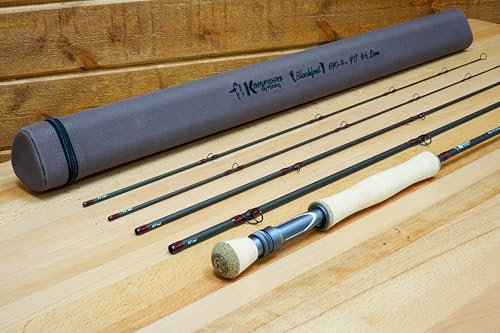 Kingfisher Fly Fishing Blackfoot Streamer Canne à mouche 4 pièces – Livré avec une pointe supplémentaire et un tube de voyage (790-4 (22,9 cm, 7 W, 4 pièces)